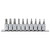 Draper Expert 16332 TX-STAR® Security Socket Bit Set, 3/8" Sq. Dr., 48mm (10 Piece)