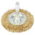 Draper 41427 Brassed Steel Crimped Wire Wheel Brush, 50mm