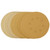 Draper 60161 Gold Sanding Discs with Hook & Loop, 125mm, Assorted Grit - 120G, 180G, 240G, 320G, 400G, 8 Dust Extraction Holes (Pack of 10)
