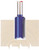 Draper 75334 TCT Router Bit, 1/4" Straight, 12.7 x 25mm