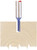 Draper 75330 TCT Router Bit, 1/4" Straight, 3 x 11mm