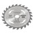 Draper 25879 TCT Cordless Construction Circular Saw Blade for Wood & Composites, 165 x 20mm, 24T