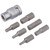 Draper Expert 83565 Metric Hexagon Bit Set, 1/2" Sq. Dr. (7 Piece)