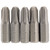 Draper 64023 Cross Slot Insert Bit, 1/4" Hex, 25mm Long, No.3 (Pack of 5)