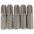 Draper 64016 PZ Type Insert Bit, 1/4" Hex, 25mm Long, No.3 (Pack of 5)