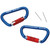 KNIPEX 25035 00 50 03 T BK Carabiner 2 Pieces, 82mm