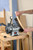 Draper 05096 Bench Grinder with Sanding Belt and Work light, 150mm, 370W