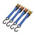 Draper 60965 Ratcheting Tie Down Straps, 5m x 25mm, 250kg (4 Piece)