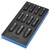 Draper 63483 HI-TORQ® Metric Deep Impact Socket Set in EVA Drawer Insert Tray, 1/2" Sq. Dr. (11 Piece)