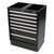 Bunker MS400-7BU Modular Floor Cabinet, 7 Drawer, 680mm