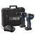 DXPULSE 28003 12V Brushless Combi Drill & Impact Driver Kit, 1/4" Sq. Dr., 2 x 4.0Ah Batteries, 1 x Fast Charger