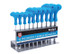 BlueSpot Tools 12185 Metric T-Handle Hex Key Set, 10 Piece