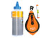 Bahco CL-1221-SET Blue Chalk, Chalk Line & Line Level Set