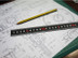 Faithfull Matt Black Stainless Steel Measuring Rule 300mm