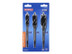 Faithfull Tri-Point Speed Auger Bit Set, 3 Piece
