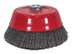 Faithfull Wire Cup Brush 125mm M14x2, 0.30mm Steel Wire