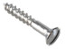 ForgeFix FPRAH425CP Multi-Purpose Screw SL Raised Head Chrome Plated 4.0 x 25mm ForgePack 35