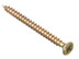 ForgeFix FPMPS450Y Multi-Purpose Pozi Compatible Screw CSK ST ZYP 4.0 x 50mm Forge Pack 15