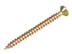 ForgeFix FPMPS450Y Multi-Purpose Pozi Compatible Screw CSK ST ZYP 4.0 x 50mm Forge Pack 15