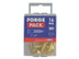 ForgeFix FPRAH18BR Wood Screw Slotted Raised Head Solid Brass 1in x 8 ForgePack 16