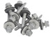 ForgeFix TFHH5535 TechFast Hex Head Roofing Screw Self-Drill Heavy Section 5.5 x 35mm Pack 100