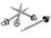 ForgeFix TFHL5570 TechFast Hex Head Roofing Screw Self-Drill Light Section 5.5 x 70mm Pack 50