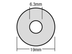 ForgeFix TFW1963 TechFast Bonded EPDM Washer 6.3 x 19mm Box 100