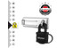 Master Lock 7804EURD Weather Tough Black Finish 40mm Padlock