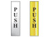 Scan 6032C Push Vertical - Polished Chrome Effect 50 x 200mm