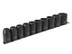 Teng 9121 1/2in Drive Impact Socket Set, 10 Piece