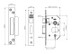 Union Y22WCS-PB-3.0 StrongBOLT 22WCS Mortice Bathroom Lock Polished Brass 81mm 3in Visi