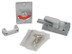 Yale Locks P127 Indicator Bolt for Bathrooms or W.C Doors Satin Chrome