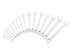 Facom 40B.JV16PB 40B Series Slim Metric Combination Spanner Set, 16 Piece – view 1