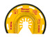 Starrett KSO-00B85 Semi-Circle Bi-Metal Oscillating Blade 85mm – view 1