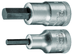Gedore 6153660 IN 19 9 Screwdriver bit socket socket 1/2" hexagon socket 9 mm – view 1