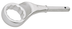 Gedore 6035620 2 A 95 Single ended ring spanner, cranked, 12-point, 95 mm