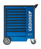 Gedore 1640704 2004 0810 Tool trolley with 9 drawers – view 5