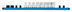 Gedore 3100456 SB 19 SL-08 Sockets 1/2" on socket strip 9 pieces