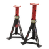 Sealey 3010CX Standard Chassis Trolley Jack 3 Tonne with Axle Stands (Pair) 3 Tonne Capacity per Stand