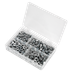 Sealey AB029SN Steel Nut Assortment DIN 934 - 1/4"-1/2"UNF 320pc