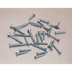 Sealey AB062STCS Zinc Plated Self-Tapping Countersunk Pozi Screw Assortment 510pc - DIN 7982