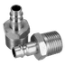 PCL AC84 Screwed Adaptor Male 1/2"BSPT - Pack of 2