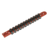 Sealey AK3812 Premier Socket Retaining Rail with 12 Clips 3/8"Sq Drive