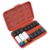 Sealey AK5615M Premier Impact Socket & Wheel Nut Removal Set 1/2"Sq Drive 15pc