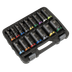 Sealey AK58170M Premier Lock-On Deep Impact Socket Set 1/2"Sq Drive 16pc