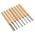 Sealey AK60/8 Wood Turning Chisel Set 8pc