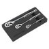Sealey AK6672 Premier Pear-Head Ratchet Wrench Set with Flip Reverse 3pc