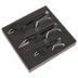 Sealey AK6863B Premier Black Quick Release Locking Pliers Set 3pc
