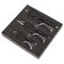 Sealey AK6863B Premier Black Quick Release Locking Pliers Set 3pc