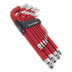 Sealey AK7187 Premier Jumbo Anti-Slip Ball-End Hex Key Set 13pc
